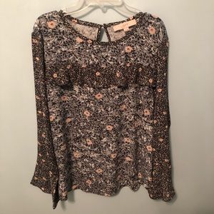 LOFT Floral Blouse